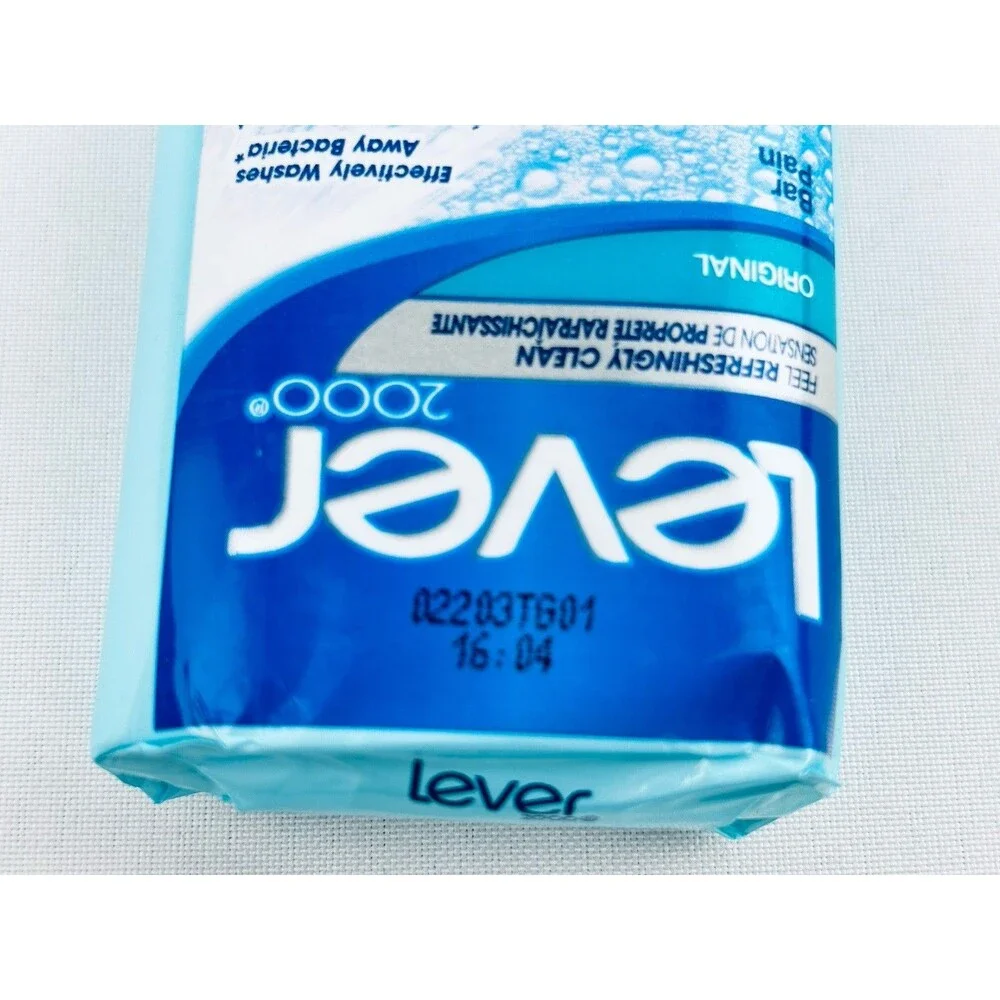 Lever 2000 Bar Soap‎ 4oz Original Scent Unilever Refreshing Clean Lot Of 2 Read
